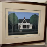 A08. Signed limited edition cottage print.